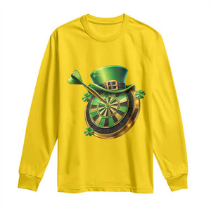 St Patricks Day Irish Darts Board Celebration Gift Long Sleeve Shirt TS12 Daisy Print Your Wear