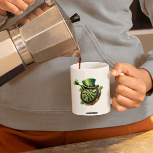 St Patricks Day Irish Darts Board Celebration Gift Coffee Mug TS12 Print Your Wear