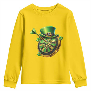 St Patricks Day Irish Darts Board Celebration Gift Youth Sweatshirt TS12 Daisy Print Your Wear