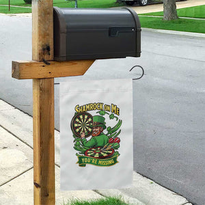 Shamrock On Me Youre Missing Garden Flag St Patricks Day Darts Player Gift TS12 Print Your Wear