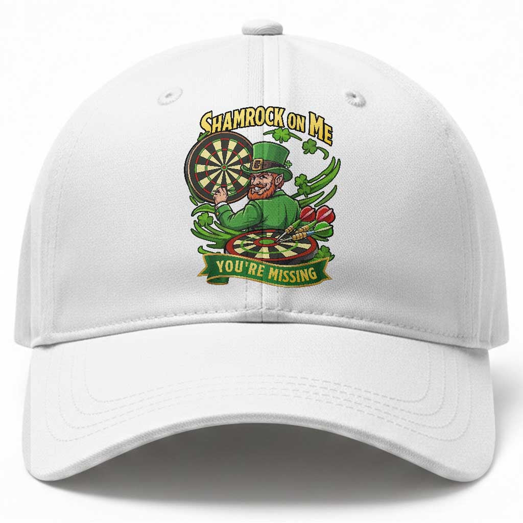 Shamrock On Me Youre Missing Baseball Cap St Patricks Day Darts Player Gift TS12 Print Your Wear