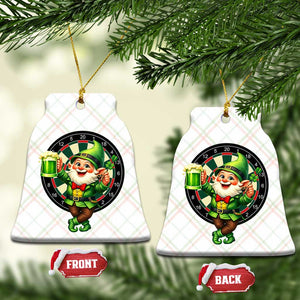 Cheerful Gnome Playing Darts Ceramic Ornament St Patricks Day Gift TS12 Print Your Wear