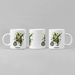 St Patricks Day Cheerful Gnome Dabbing Coffee Mug Darts Lover Gift TS12 Print Your Wear