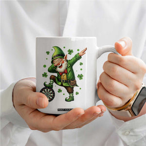 St Patricks Day Cheerful Gnome Dabbing Coffee Mug Darts Lover Gift TS12 Print Your Wear