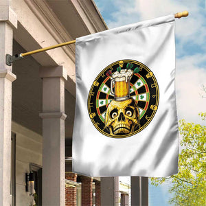 Funny St Patricks Day Skull Garden Flag Darts Player Gift TS12 Print Your Wear