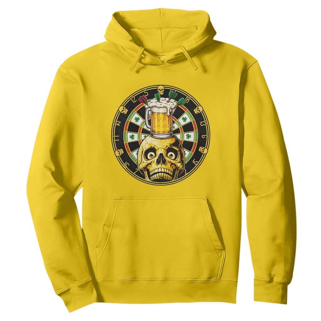 Funny St Patricks Day Skull Hoodie Darts Player Gift TS12 Daisy Print Your Wear