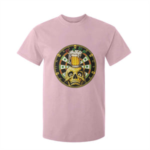 Funny St Patricks Day Skull T Shirt For Kid Darts Player Gift TS12 Light Pink Print Your Wear