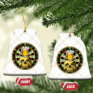 Funny St Patricks Day Skull Ceramic Ornament Darts Player Gift TS12 Print Your Wear