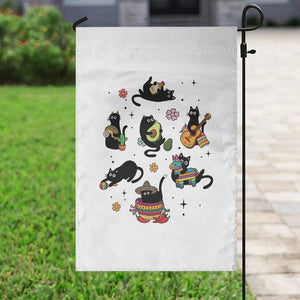 Funny Black Cat Lover Cinco De Mayo Garden Flag Mexican Fiesta Gift TS12 Print Your Wear