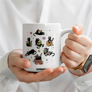 Funny Black Cat Lover Cinco De Mayo Coffee Mug Mexican Fiesta Gift TS12 Print Your Wear