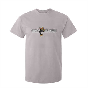Funny Cinco De Meow T Shirt For Kid Cute Black Cat Eating Taco TS12 Ice Gray Print Your Wear
