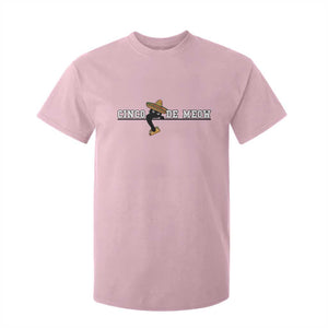 Funny Cinco De Meow T Shirt For Kid Cute Black Cat Eating Taco TS12 Light Pink Print Your Wear