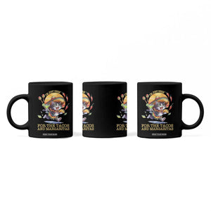 Funny Cinco De Mayo Cat Coffee Mug Just Here For The Tacos And Margaritas TS12 Print Your Wear