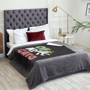 Funny Cinco De Mayo Drunk Cat Throw Blanket Oh My Gato TS12 Print Your Wear