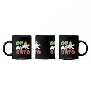 Funny Cinco De Mayo Drunk Cat Coffee Mug Oh My Gato TS12 Print Your Wear