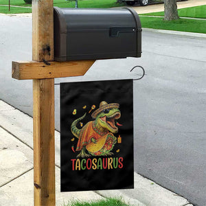 Cinco De Mayo Tacosaurus Garden Flag Funny Dinosaur Taco Lover Gift TS12 Print Your Wear