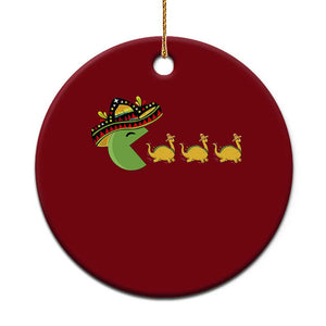 Funny Retro Game Tacosaurus Ceramic Ornament Cinco De Mayo Taco Lover Gift TS12 1pc Red Print Your Wear