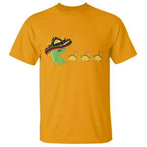 Funny Retro Game Tacosaurus T Shirt Cinco De Mayo Taco Lover Gift TS12 Gold Print Your Wear