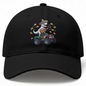 Funny Cinco De Mayo Dinosaur Monster Truck Baseball Cap Taco Lover Gift TS12 Print Your Wear