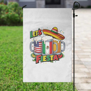 Funny Beer Drinking Cinco De Mayo Party Gift Garden Flag Lets Fiesta TS12 Print Your Wear