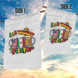 Funny Beer Drinking Cinco De Mayo Party Gift Garden Flag Lets Fiesta TS12 Print Your Wear