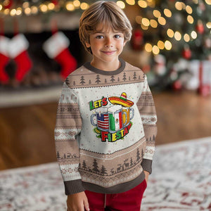 Funny Beer Drinking Cinco De Mayo Party Gift Ugly Christmas Sweater Lets Fiesta TS12 Mocha Mousse Print Your Wear
