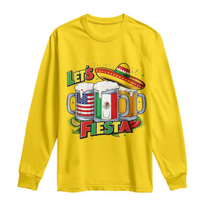 Funny Beer Drinking Cinco De Mayo Party Gift Long Sleeve Shirt Lets Fiesta TS12 Daisy Print Your Wear