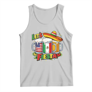 Funny Beer Drinking Cinco De Mayo Party Gift Tank Top Lets Fiesta TS12 Ash Print Your Wear