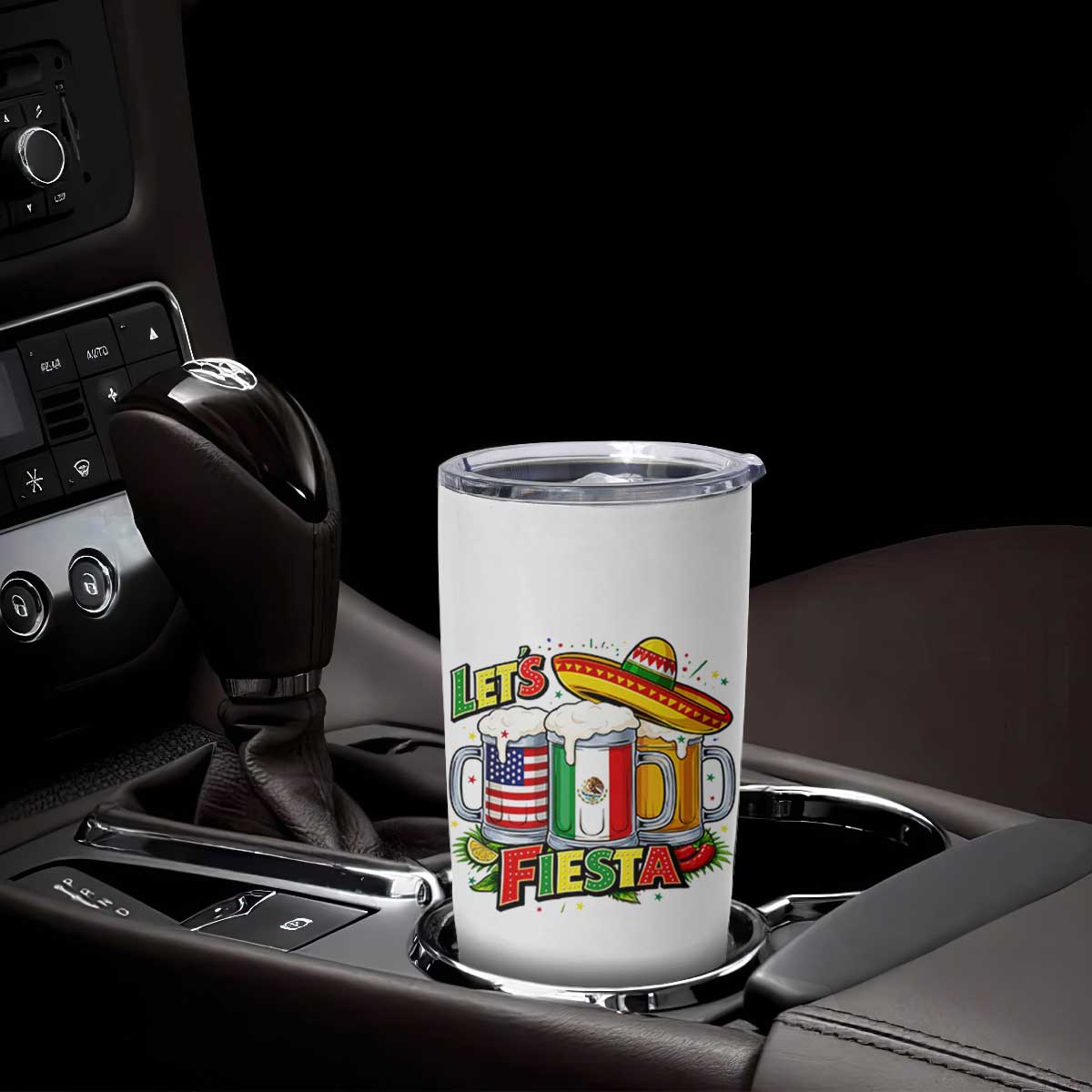 Funny Beer Drinking Cinco De Mayo Party Gift Tumbler Cup Lets Fiesta TS12 Print Your Wear