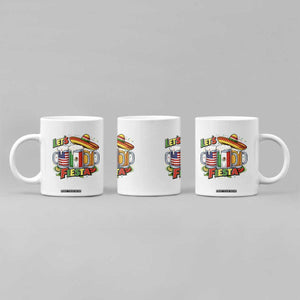Funny Beer Drinking Cinco De Mayo Party Gift Coffee Mug Lets Fiesta TS12 Print Your Wear