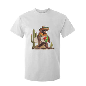Funny Cinco De Mayo Bigfoot Burrito Lover Gift T Shirt For Kid TS12 White Print Your Wear