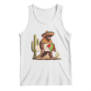 Funny Cinco De Mayo Bigfoot Burrito Lover Gift Tank Top TS12 White Print Your Wear