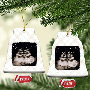 Funny Lesbian Raccoon Engagement Ceramic Ornament LGBTQ Pride Gift TS12 Print Your Wear