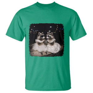 Funny Lesbian Raccoon Engagement T Shirt LGBTQ Pride Gift TS12 Irish Green Print Your Wear