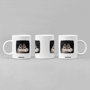 Funny Lesbian Raccoon Engagement Coffee Mug LGBTQ Pride Gift TS12 Print Your Wear