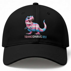 Transaurus Rex Transgender Pride Baseball Cap Funny Dinosaur Lover TS12 Print Your Wear