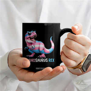 Transaurus Rex Transgender Pride Coffee Mug Funny Dinosaur Lover TS12 Print Your Wear