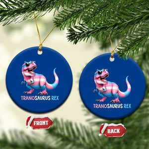 Transaurus Rex Transgender Pride Ceramic Ornament Funny Dinosaur Lover TS12 1pc Blue Print Your Wear