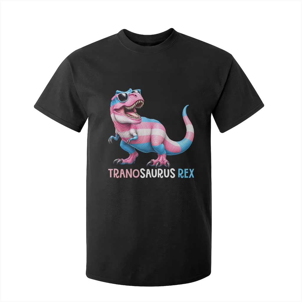 Transaurus Rex Transgender Pride T Shirt For Kid Funny Dinosaur Lover TS12 Black Print Your Wear