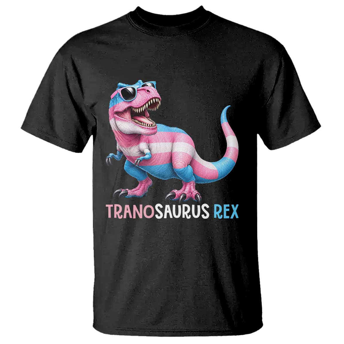 Transaurus Rex Transgender Pride T Shirt Funny Dinosaur Lover TS12 Black Print Your Wear