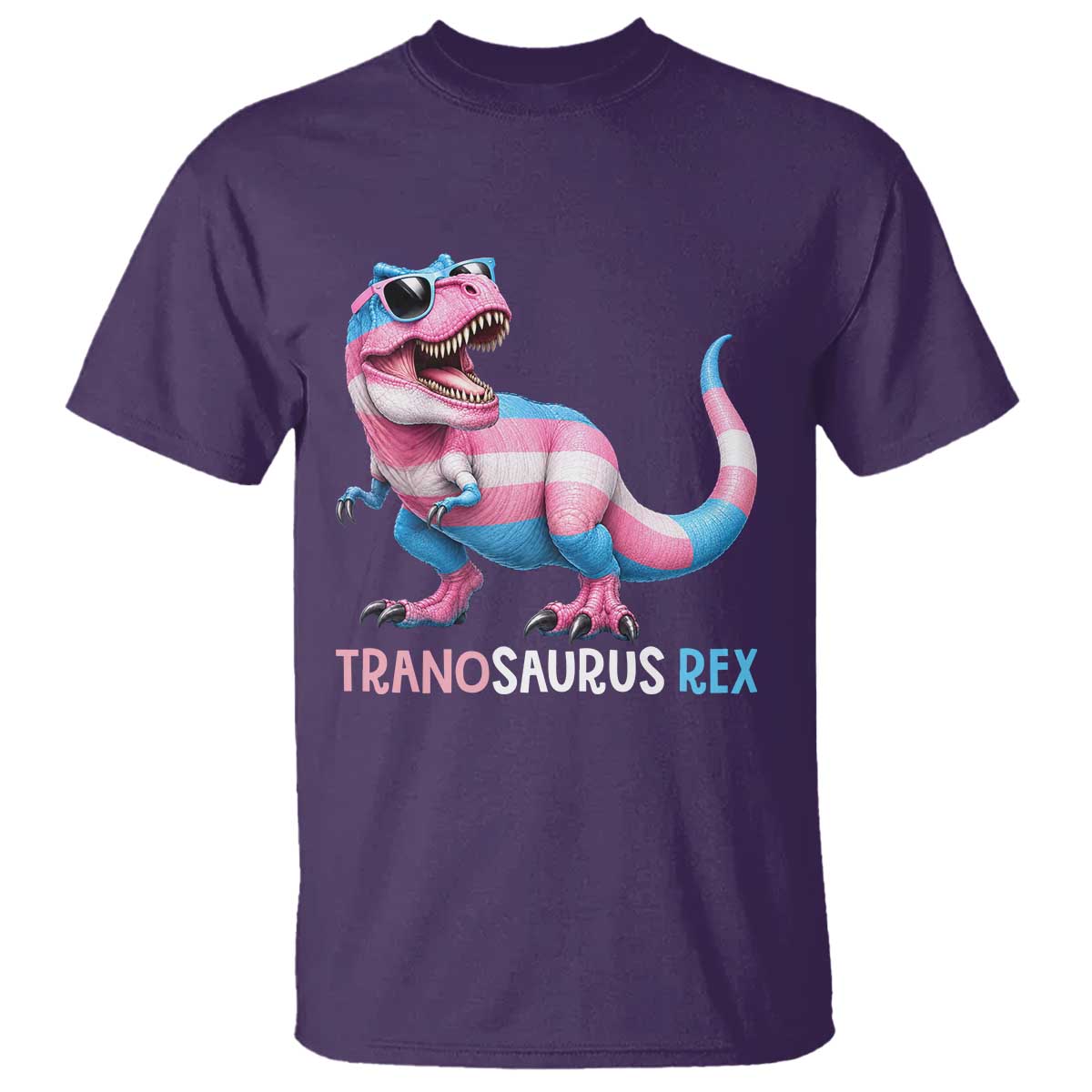 Transaurus Rex Transgender Pride T Shirt Funny Dinosaur Lover TS12 Purple Print Your Wear