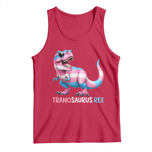 Transaurus Rex Transgender Pride Tank Top Funny Dinosaur Lover TS12 Red Print Your Wear
