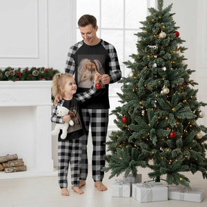 Funny Lesbian Doll Wedding Engagement Plaid Pajama Set LGBTQ Pride Gift TS12 White Plaid Print Your Wear