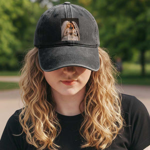 Funny Lesbian Doll Wedding Engagement Washed Cotton Baseball Cap LGBTQ Pride Gift TS12 Print Your Wear