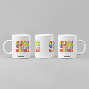 Funny Im Just Here For The Wieners Coffee Mug LGBTQ Pride Party Gift TS12 Print Your Wear
