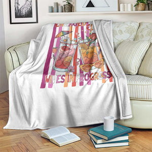 Engaged Club Wives In Progress Throw Blanket Lesbian Bachelorette Engagement Gift TS12 Print Your Wear
