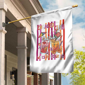 Engaged Club Wives In Progress Garden Flag Lesbian Bachelorette Engagement Gift TS12 Print Your Wear