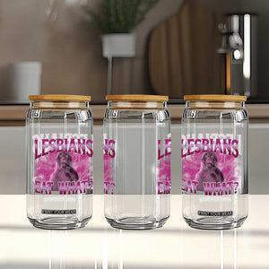 Funny Monkey Meme Lesbians Eat What Glass Can LGBTQ Pride Gift TS12 Print Your Wear