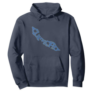 Curacao Flag Map Pride Hoodie Proud Curacaoan Heritage Gift TS12 Navy Print Your Wear