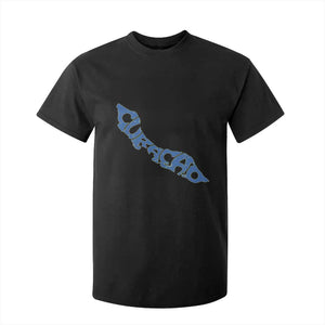 Curacao Flag Map Pride T Shirt For Kid Proud Curacaoan Heritage Gift TS12 Black Print Your Wear
